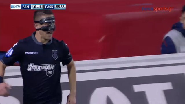 0-1 Dimitris Pelkas Goal [HD] - Lamia 0-1 PAOK 17.02.2018