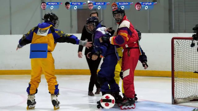 Олимпийские Трэш Игры 2018 – БИАТЛОН / Футбол на роликах НА ЛЬДУ