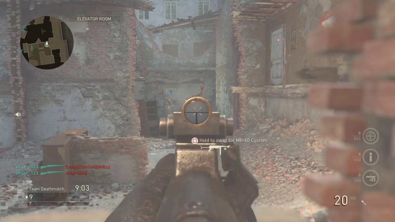 Gun shots barking (Call of duty: WW2 Multiplayer Gameplay)