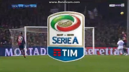Candareva  Incredible  Miss    HD   Genoa 0 - 0	 Inter  17-02-2018