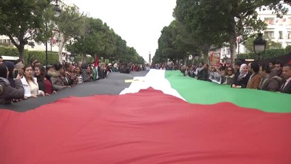 Tunus'ta İsrail'le Normalleşme Karşıtı Gösteri