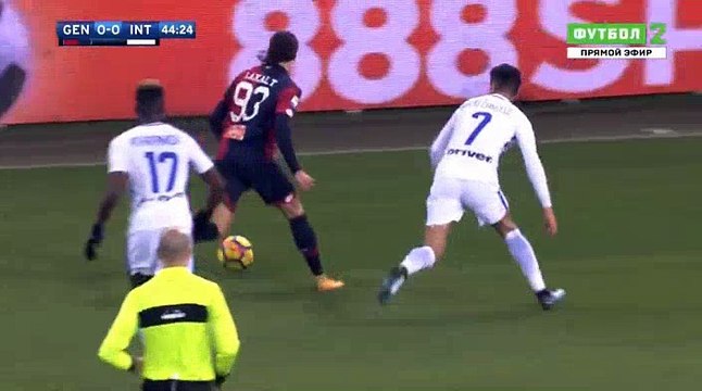 Ranocchia A.(Own goal) HD - Genoa	1-0	Inter 17.02.2018