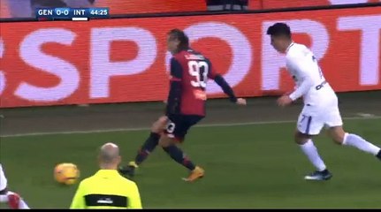 Amazing  Own   Goal  Ranocchia A.    (1:0)  Genoa vs Inter