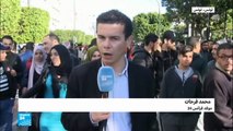 التونسيون يحيون الذكرى السابعة 
