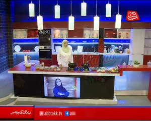 Abbtakk - Daawat-e-Rahat - Episode 227 (Desi Style Chicken Vegetable Spaghetti, Stewed Fruit with Cream) - 19 February 2