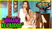 Elaichi Eats BHAANG Laddoo During Holi | Jijaji Chhat Par Hai