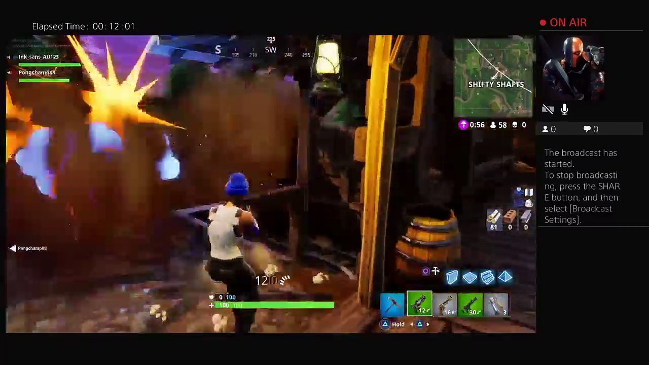 Fortnite Live PS4 Broadcast (2)