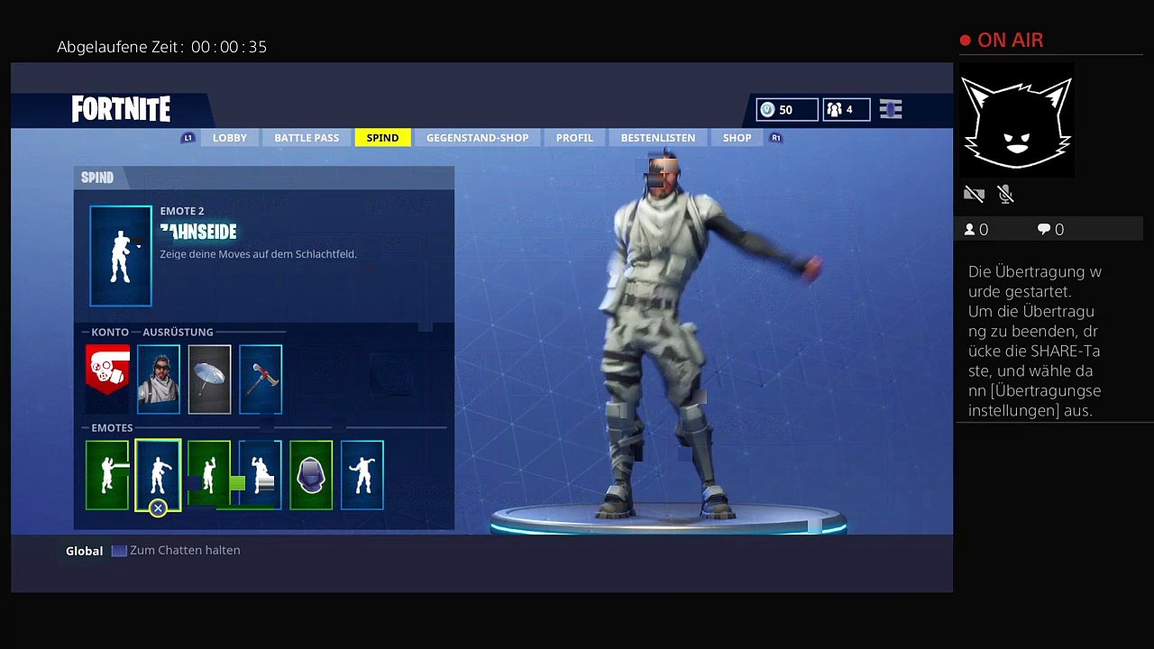 Erster Stream Fortnite battle Royale