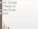 Italian Luxury Herringbone Pattern Duvet Cover Set  3Piece Ultra Soft Double Brushed