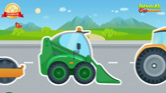 Мультик - Рабочие машины и их самые важные детали. Машинки для самых маленьких.