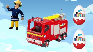 Пожарные Машинки для детей.Машины для детей.Пожарный Сэм.Киндер Сюрприз.