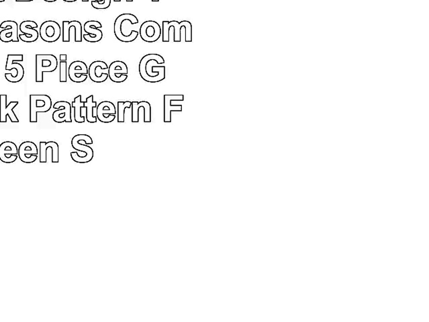 Intelligent Design Tanya All Seasons Comforter Set 5 Piece  Grey  Damask Pattern