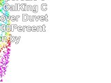 Polka Dots percale 3Piece King  CalKing Comforter Cover DuvetCoverSet 100Percent