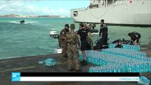 بدء وصول المساعدات إلى جزيرة سان مارتان الفرنسية المتضررة من إعصار إيرما