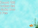Lussona Exclusive 1000 Thread Count 100  Egyptian Cotton Italian Finish Solid Duvet Set