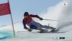 JO 2018 : Ski alpin -Slalom Géant hommes. Mathieu Faivre atteint la deuxième manche du Slalom Géant