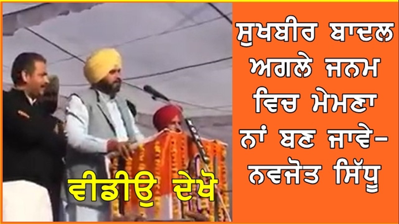 At sangrur  Navjot  Sidhu