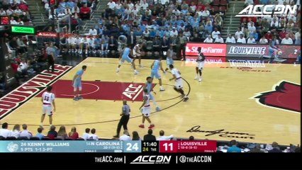 North Carolina vs. Louisville Basketball Highlights (2017-18)