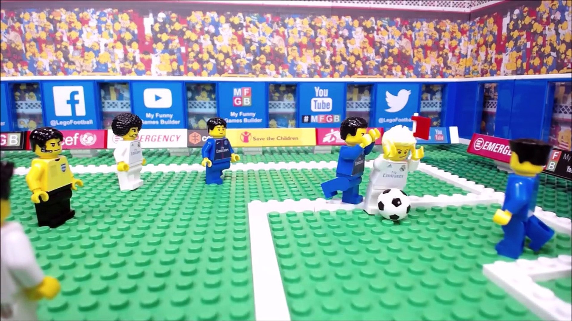 PSG 1-2 Real Madrid - Highlights from lego