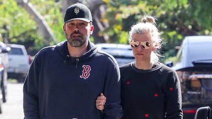 Keeping casual! Ben Affleck enjoys low key stroll with girlfriend Lindsay Shookus... after ex Jennifer Garner spotted with mystery man.