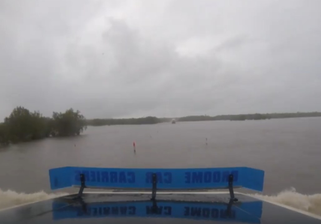 Astonishing Footage Shows Rural Roads Submerged by Floodwaters as Cyclone Kelvin Approaches