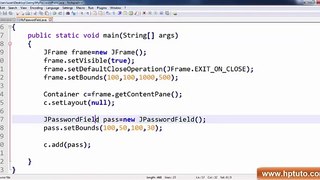 [MP4 360p] Swing (Hindi) 017 _ JPasswordField 02 _ How to set Font size and color of a JPasswordField