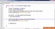 [MP4 360p] Swing (Hindi) 017 _ JPasswordField 02 _ How to set Font size and color of a JPasswordField
