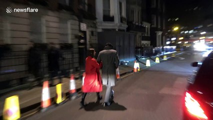 Fans harass Ralph Fiennes at pre Bafta awards dinner