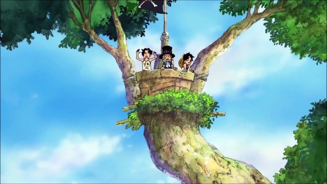 Ace, Sabo & Luffy Fantasize Being Pirates English Dubbed
