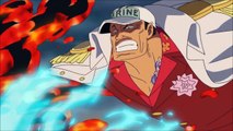 Akainu Goes After Luffy English Dubbed