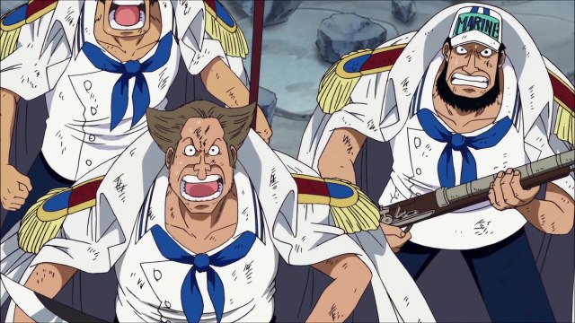 Blackbeard Arrives at Marineford English Dubbed