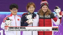 S. Korea adds third gold medal, second bronze on Saturday games
