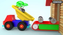 Learn Colors and Shapes Truck Toys For Kids - Colours Shapes Wooden for Children Toddlers