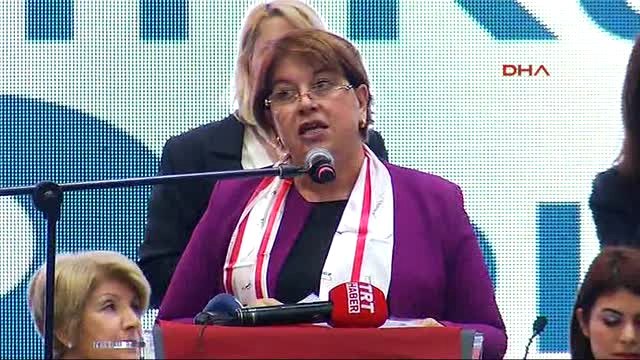 Cumhuriyet Halk Partisi Kadın Kolları 13. Olağan Kurultayını Ankara Ahmet Taner Kışlalı Spor...