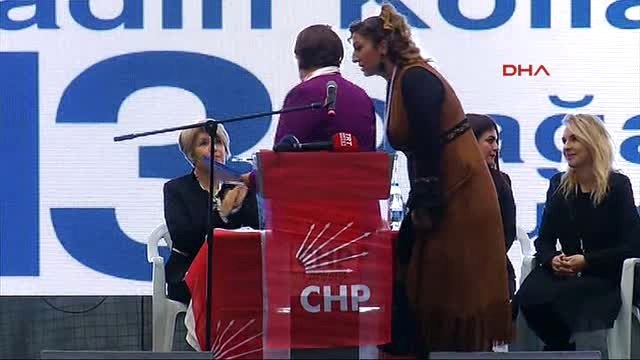 Cumhuriyet Halk Partisi Kadın Kolları 13. Olağan Kurultayını Ankara Ahmet Taner Kışlalı Spor...