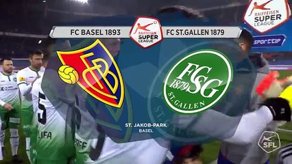 Basel 0:2 Sankt Gallen (Swiss Super League 17 February  2018 )