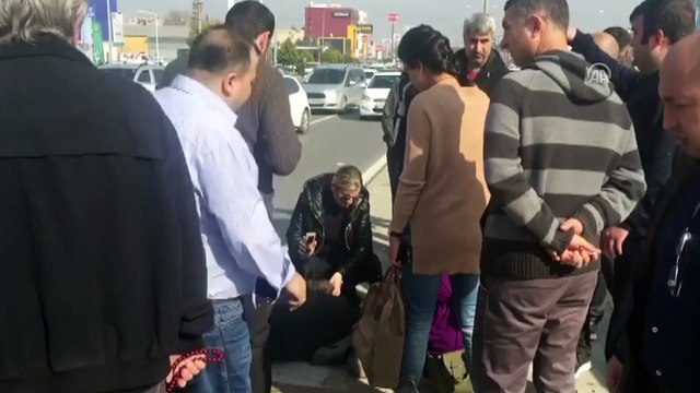 Motosiklet yayaya çarptı - İZMİR