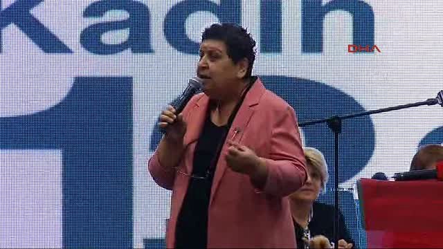 Cumhuriyet Halk Partisi Kadın Kolları 13. Olağan Kurultayını Ankara Ahmet Taner Kışlalı Spor...