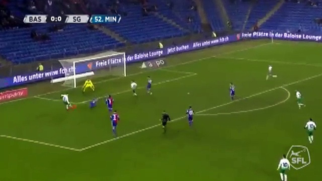 Basel 0:1 Sankt Gallen (Swiss Super League 17 February 2018 )