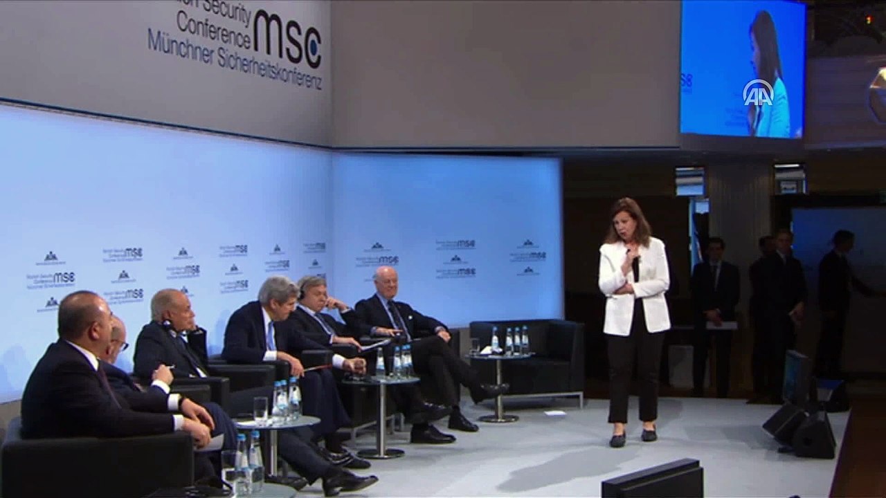 Dışişleri Bakanı Çavuşoğlu, 54. Uluslararası Münih Güvenlik Konferansı'na katıldı (1) - MÜNİH