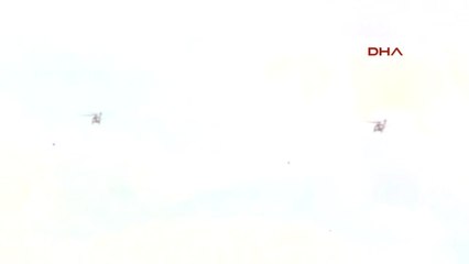 Kilis-Darmık Dağı Bölgesinde Helikopter Hareketliliği