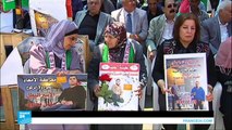 عائلات الأسرى الفلسطينيين يشاركون أبناءهم في معركة الأمعاء الخاوية