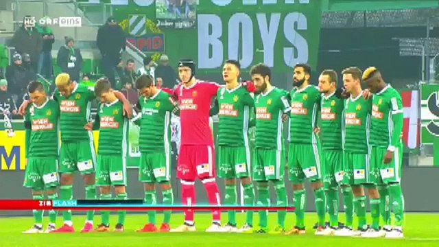 Rapid Wien 1:1 Sturm Graz (Austria. Bundesliga. 17 February 2018)