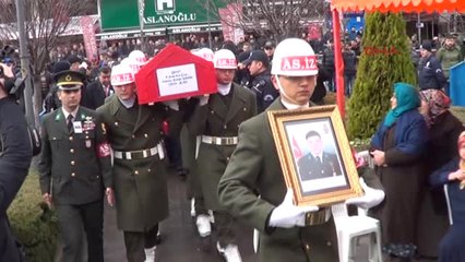 Samsun-Şehit Astsubay İçin Memeleketinde Tören Düzenlendi