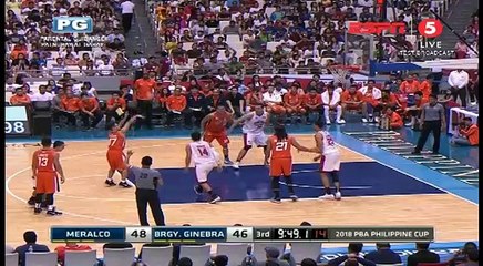 MERALCO VS BRGY GINEBRA FEBRUARY 18 2018 3Q