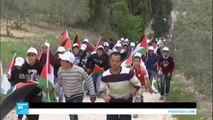 الفلسطينيون يحيون الذكرى الـ 41 ليوم الأرض في إسرائيل والضفة الغربية