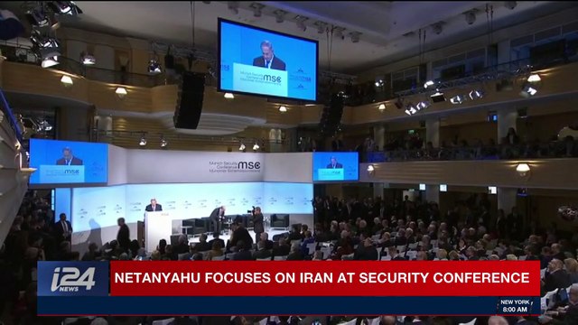 i24NEWS DESK | Netanyahu brandishes Iranian drone 'piece | Sunday, February 18th 2018