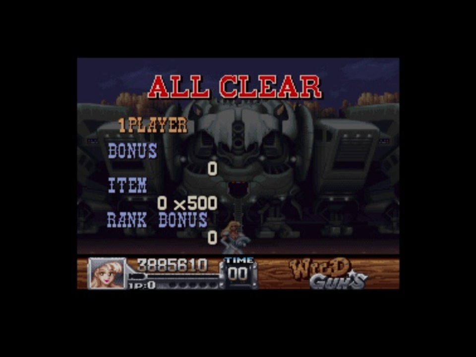 [1CC/2Miss] Wild Guns_Normal_3'885'610 pts