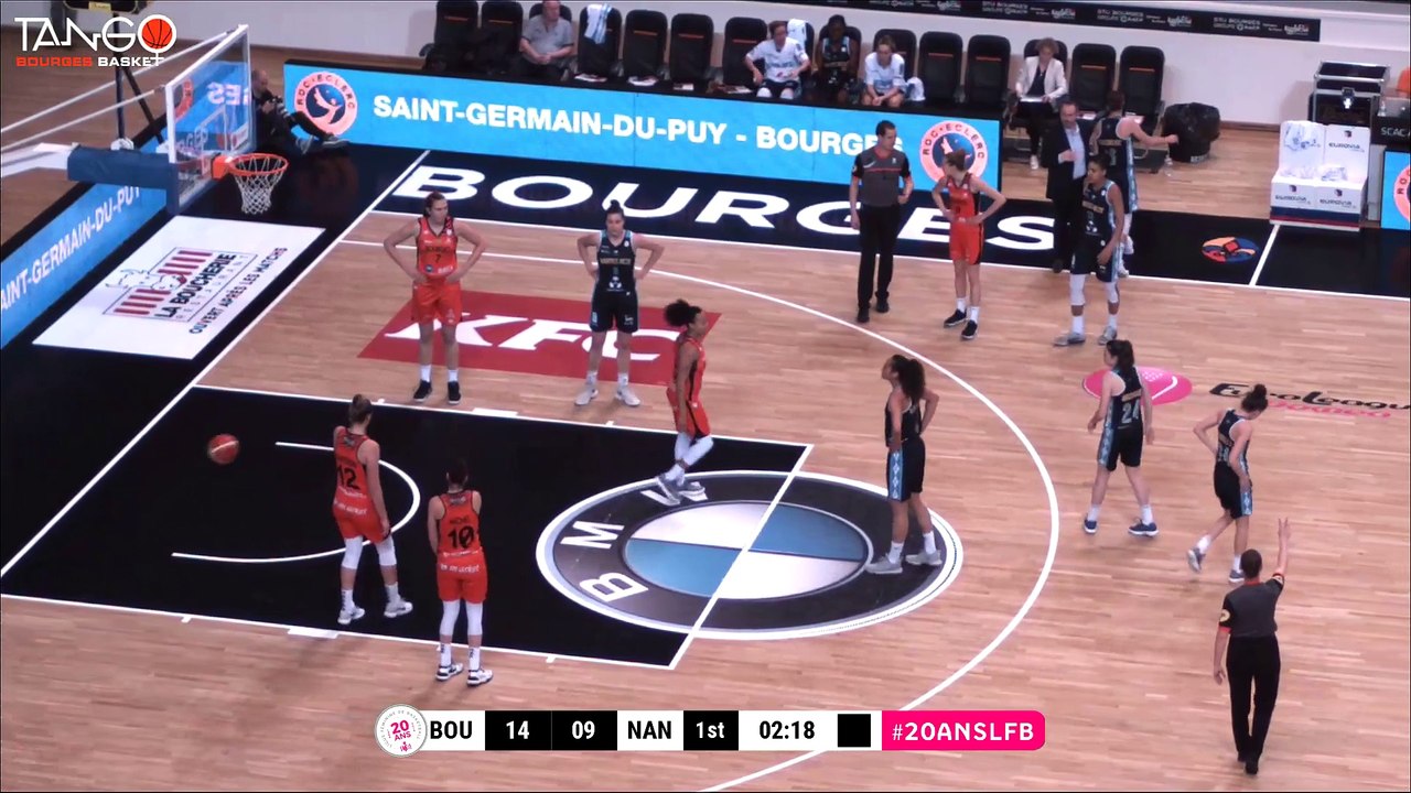 LFB  17/18 - J15 : Bourges - Nantes Rezé