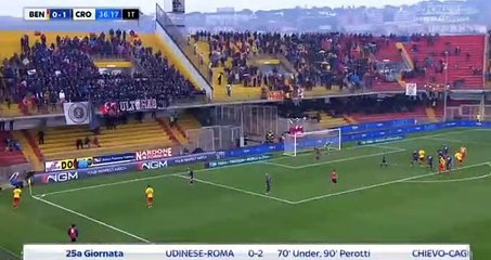 Sandro GOAL HD - Benevento 1-1 Crotone 18.02.2018